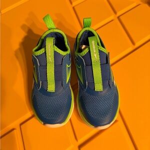 Reebok Kids Blue and Green Sneakers